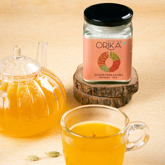 Premium Sugar Free Kahwa, 100gm - Orika Spices India