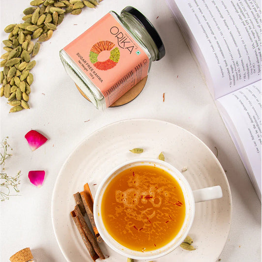 Premium Sugar Free Kahwa, 100gm - Orika Spices India