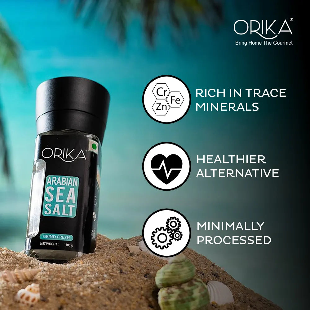 Arabian Sea Salt Grinder | 100g