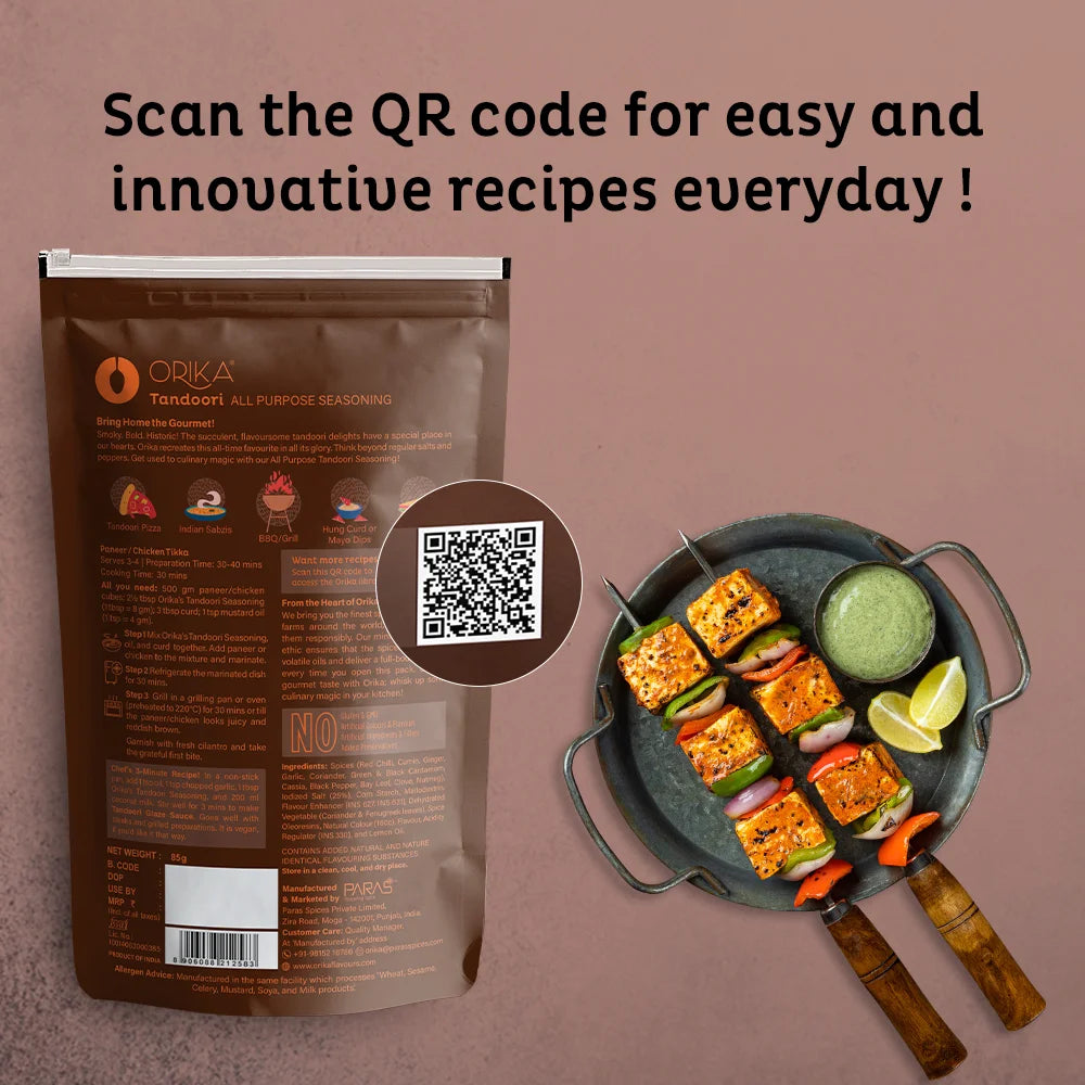 Orika Tandoori All Purpose Seasoning, 85g