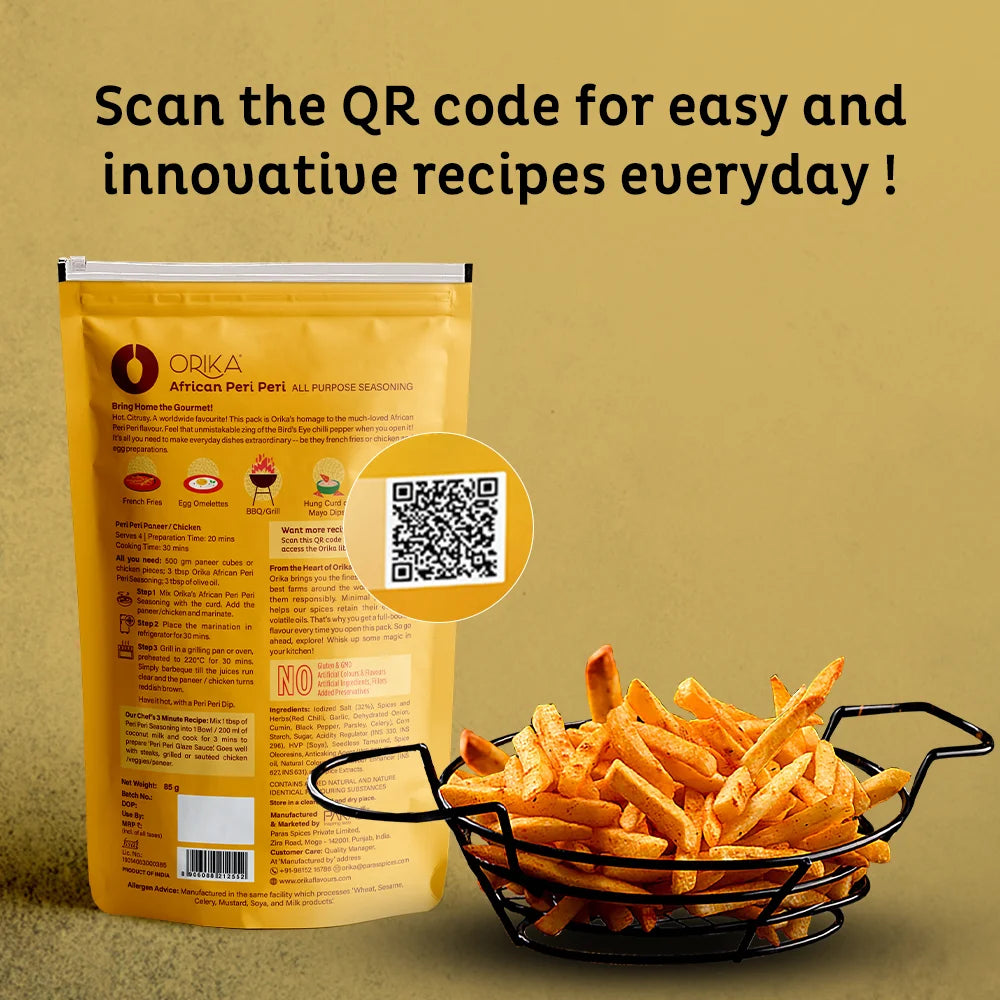 Orika African Peri Peri All Purpose Seasoning, 85g