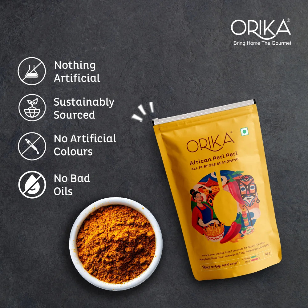 Orika African Peri Peri All Purpose Seasoning, 85g