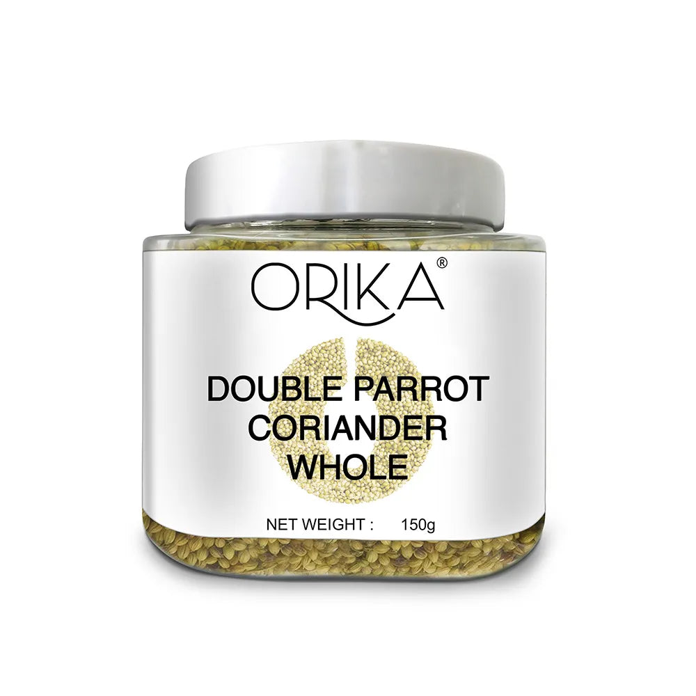 Orika Double Parrot Coriander Whole (Sabut Dhaniya) | 150g