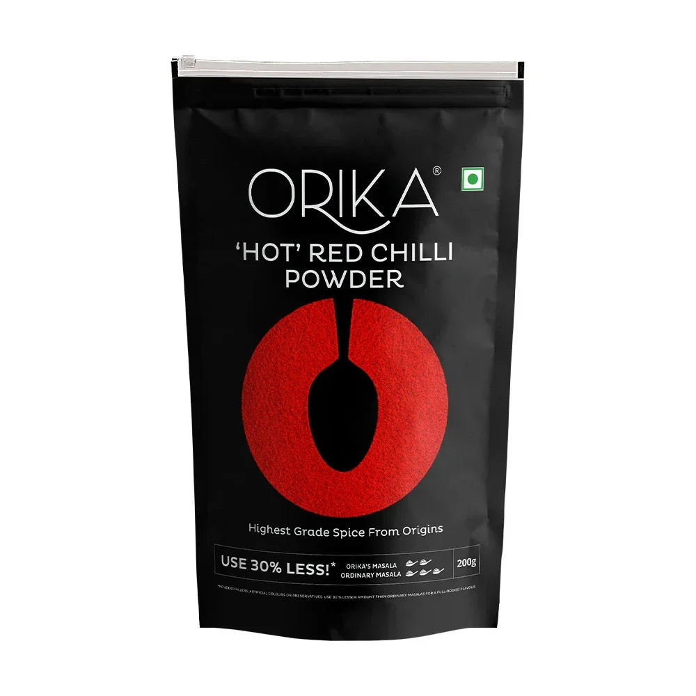 Orika Hot Red Chilli Powder (100 gm, 200gm, 500gm)