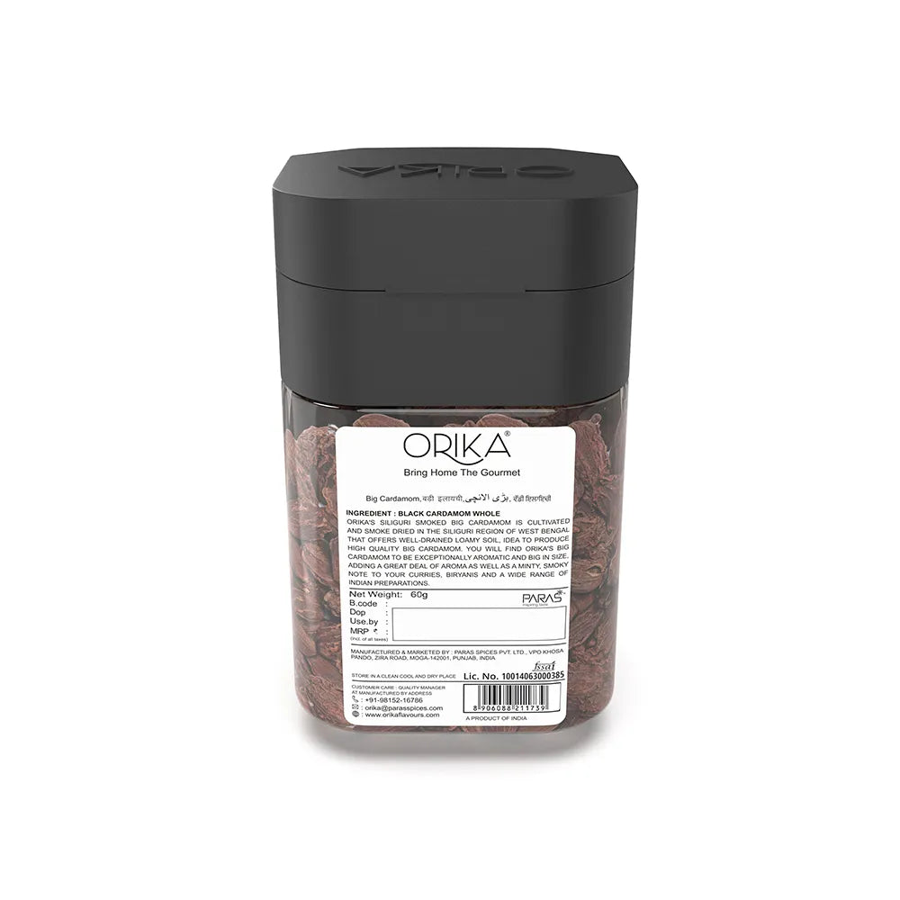 Orika's Siliguri Smoked Big Cardamom | 60g
