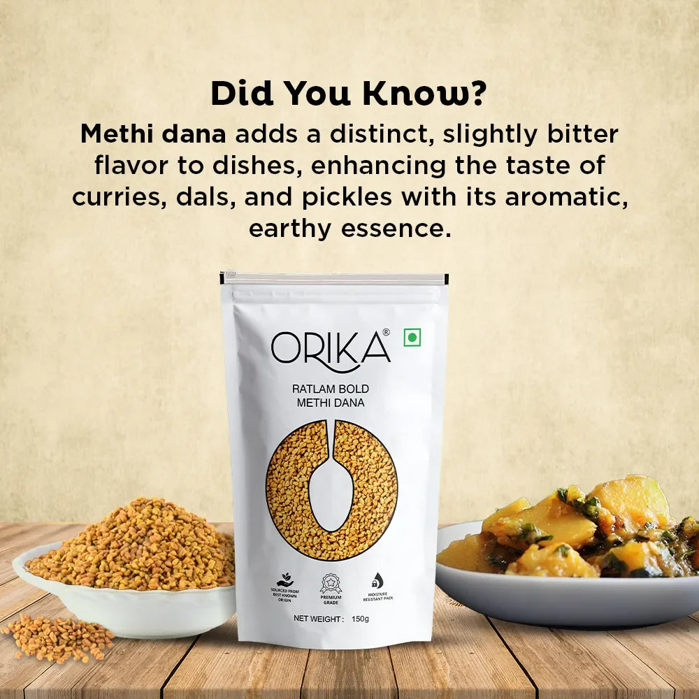 Orika Ratlam Bold Methi Dana | 150g