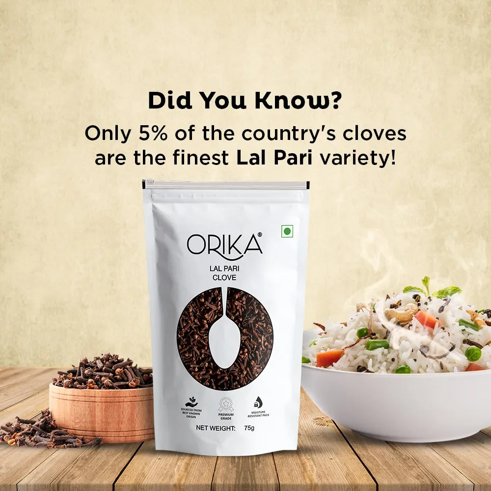 Orika's Lal Pari Clove (Laung) Whole | 75g