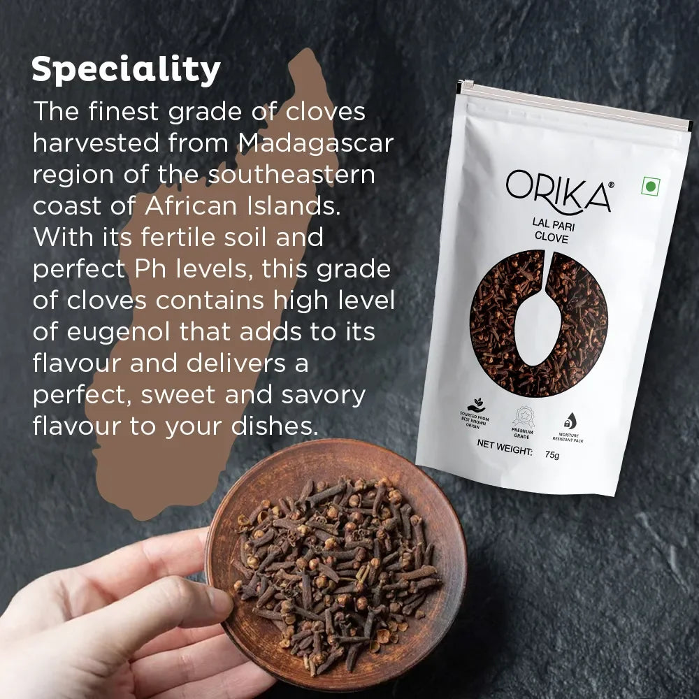 Orika's Lal Pari Clove (Laung) Whole | 75g