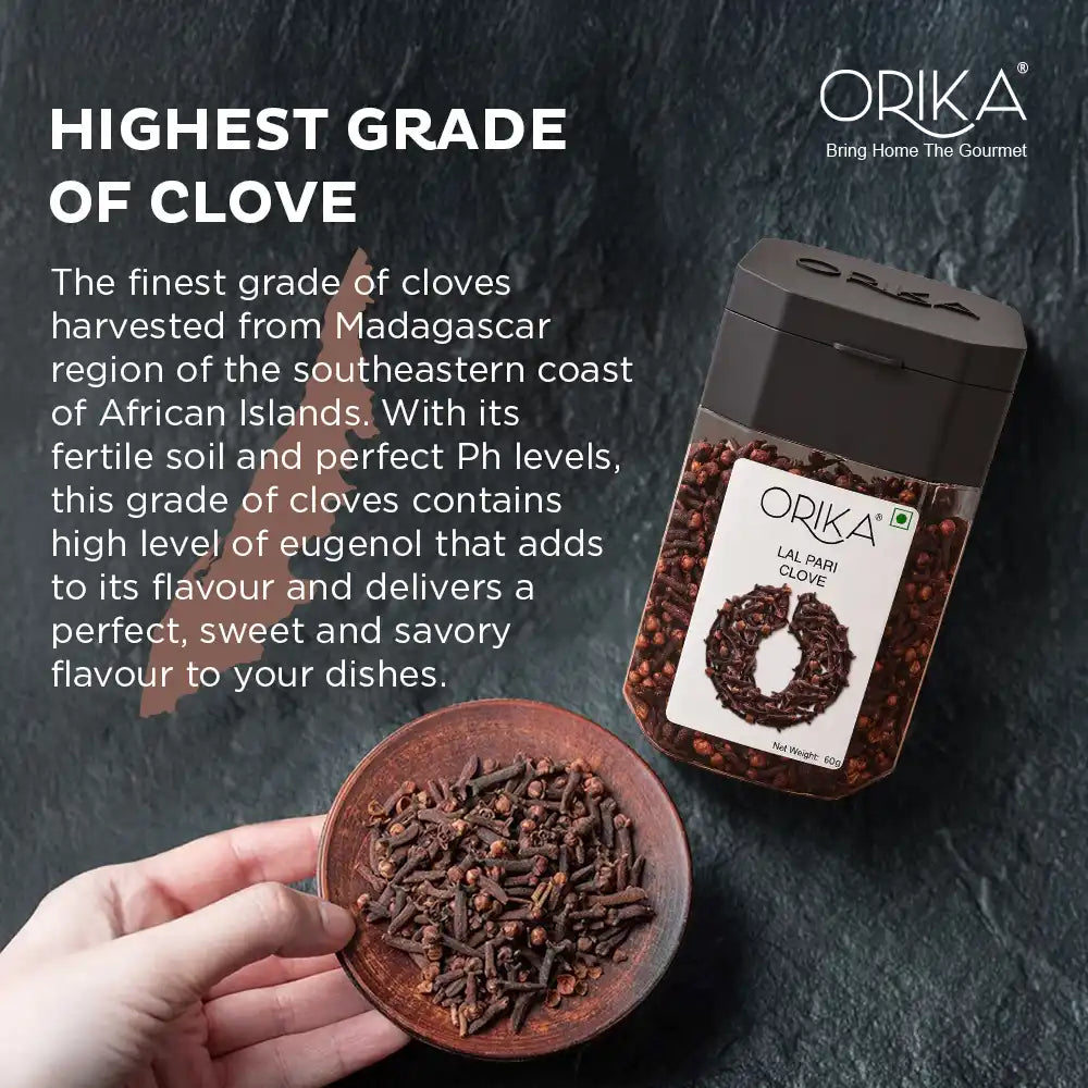 Orika's Lal Pari Clove (Laung) Whole | 60g