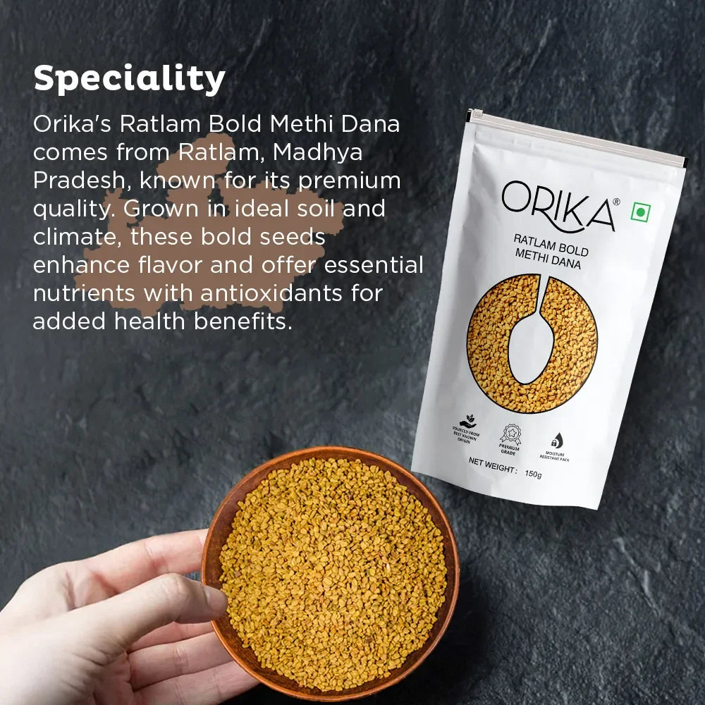 Orika Ratlam Bold Methi Dana | 150g