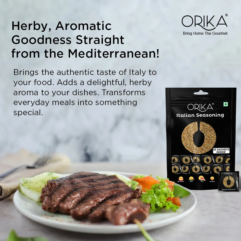 Orika Italian Oregano Pizza Seasoning | 65 Sachets (0.8g each)