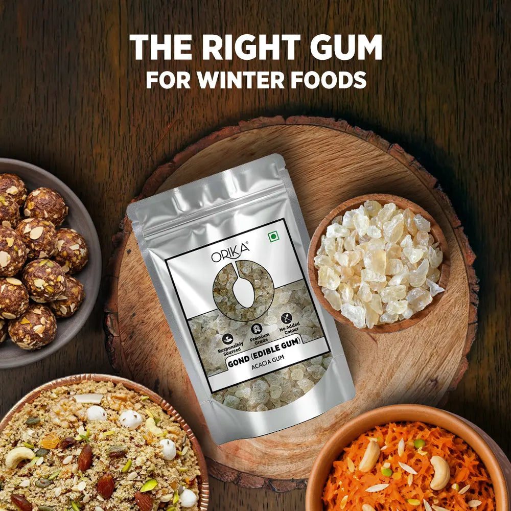 Orika Winter Gond (Acacia Gum) | Edible Gum | 50g