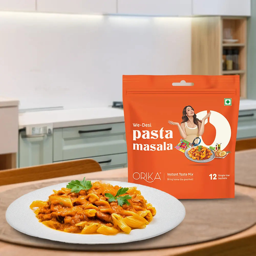 We-Desi Pasta Masala, All in One Masala, 12 single use sachets