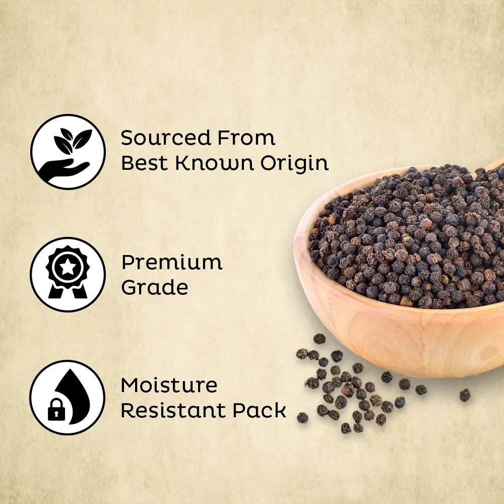 Orika's Malabar Bold Black Pepper | 100g