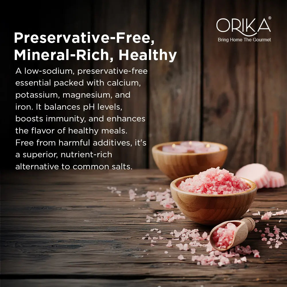 Orika Himalayan Pink Salt Grinder | 100g