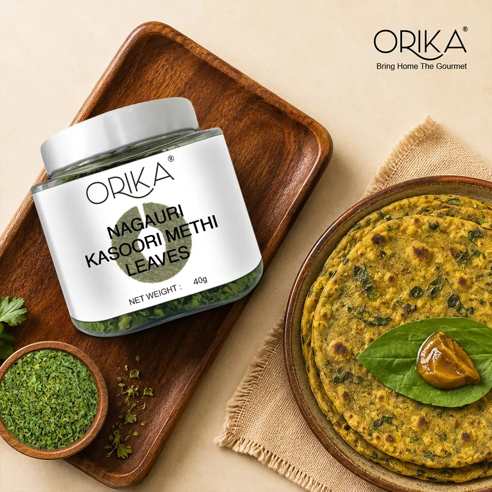 Orika Kasoori / Kasuri Methi Whole, Fenugreek Leaves | 40g
