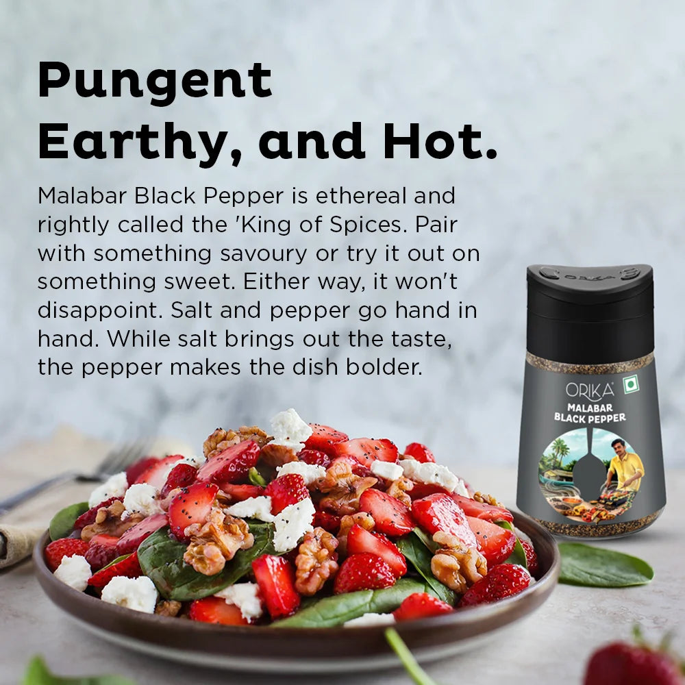 Orika Malabar Black Pepper, 80gm
