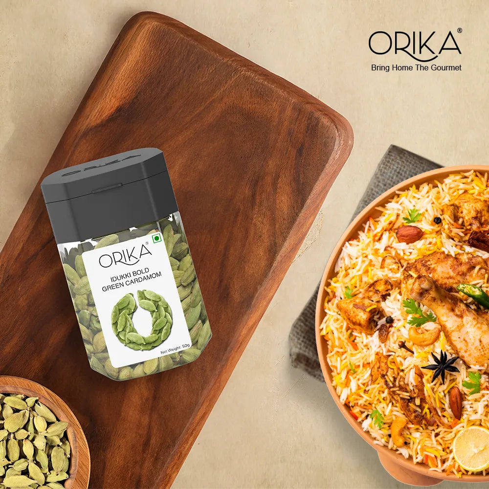 Orika's Idukki Bold Green Cardamom | 50g