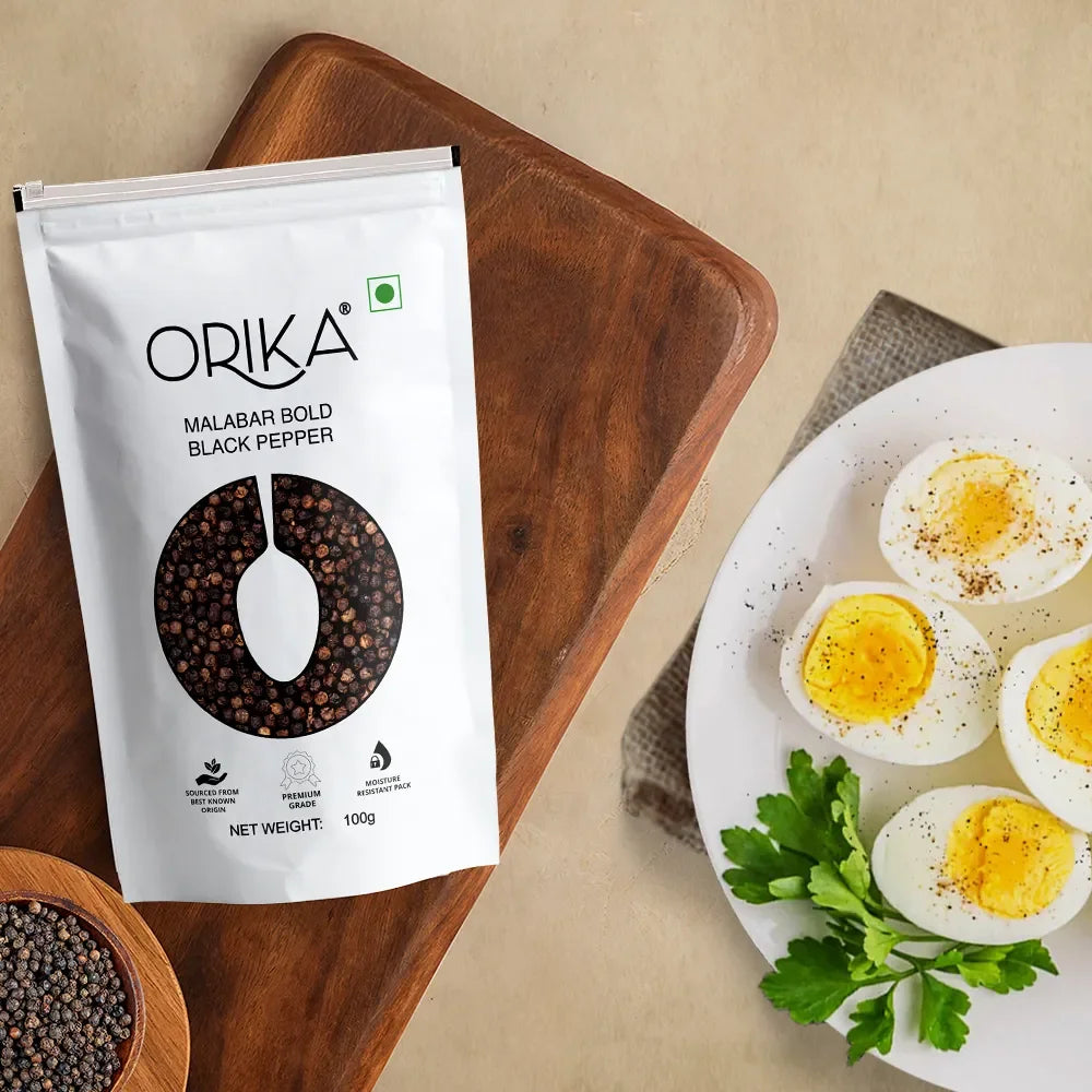 Orika's Malabar Bold Black Pepper | 100g