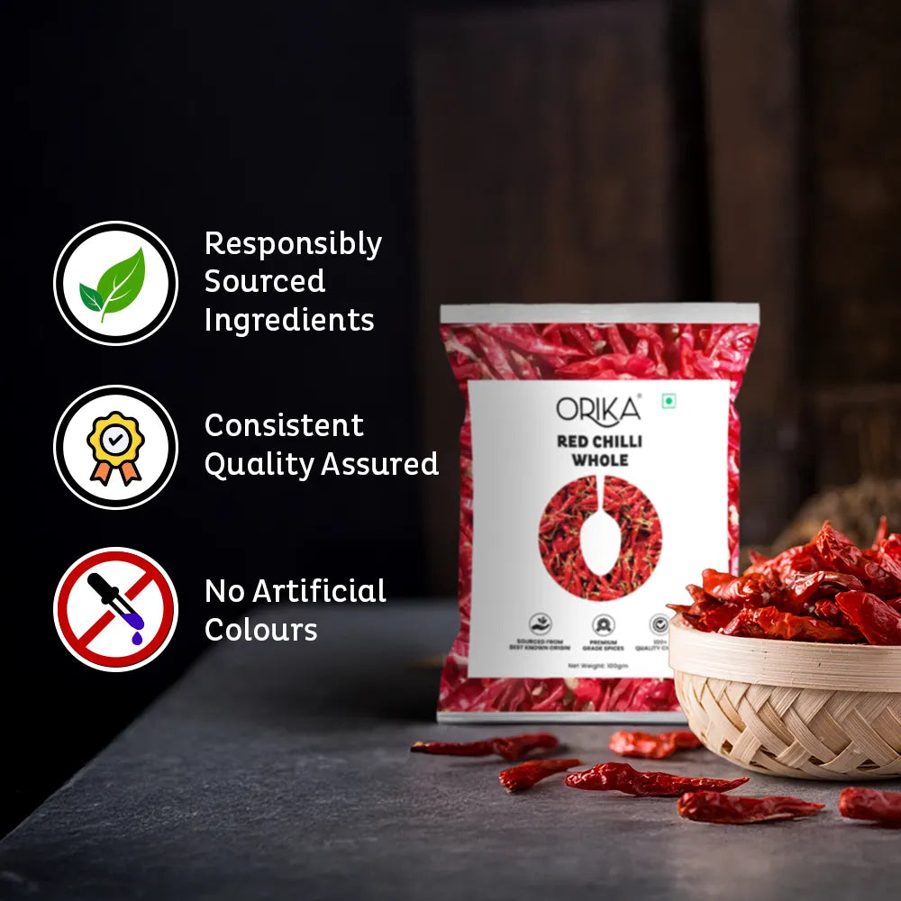 Orika Red Chilli Whole | 100g