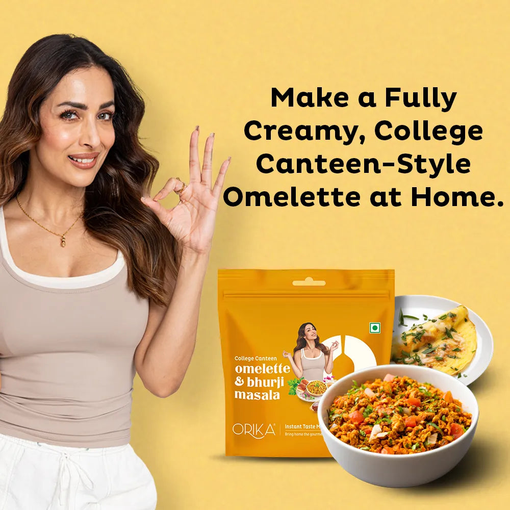 Orika College Canteen Omelette and Bhurji Masala | 12 Sachets