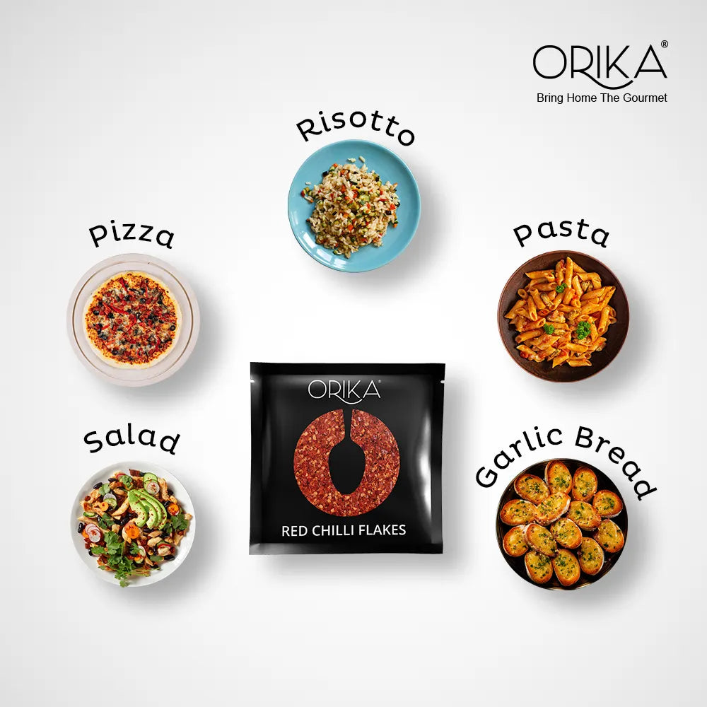 Orika Red Chilli Flakes Jar | 40g (50 Sachets)