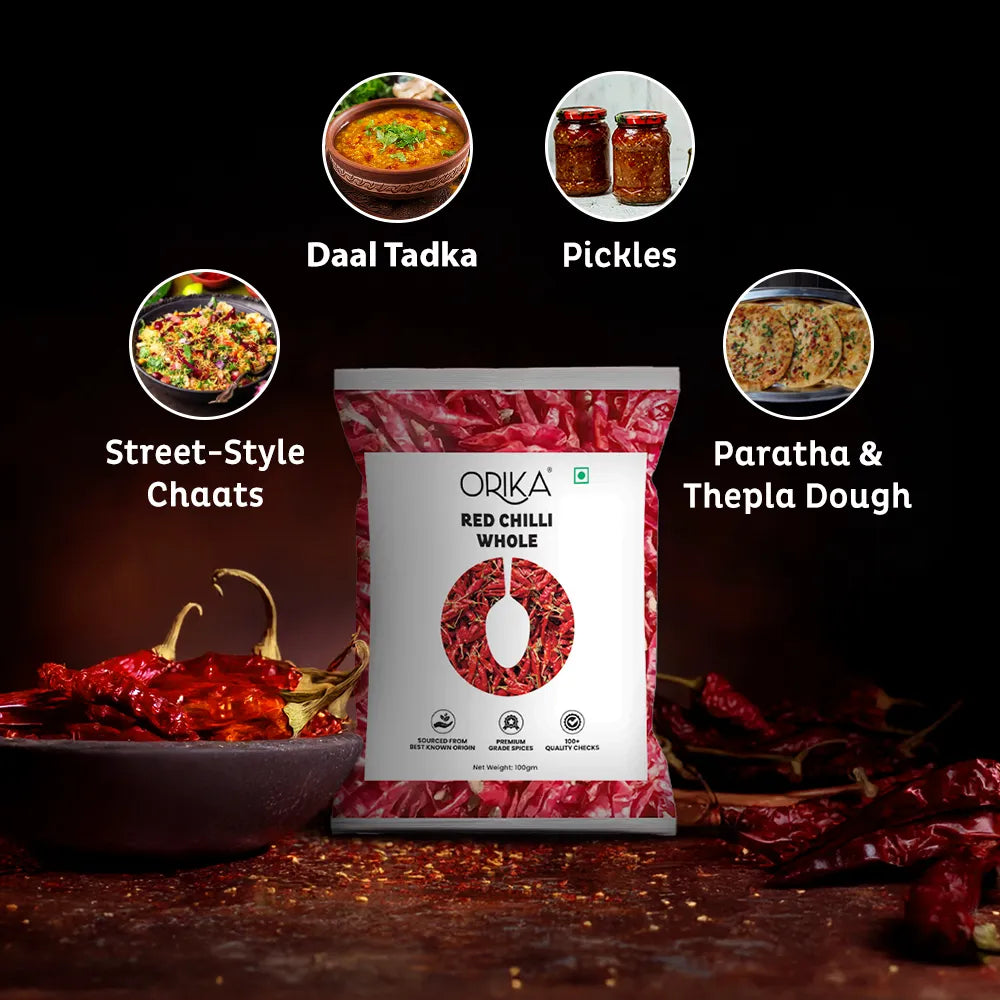 Orika Red Chilli Whole | 100g