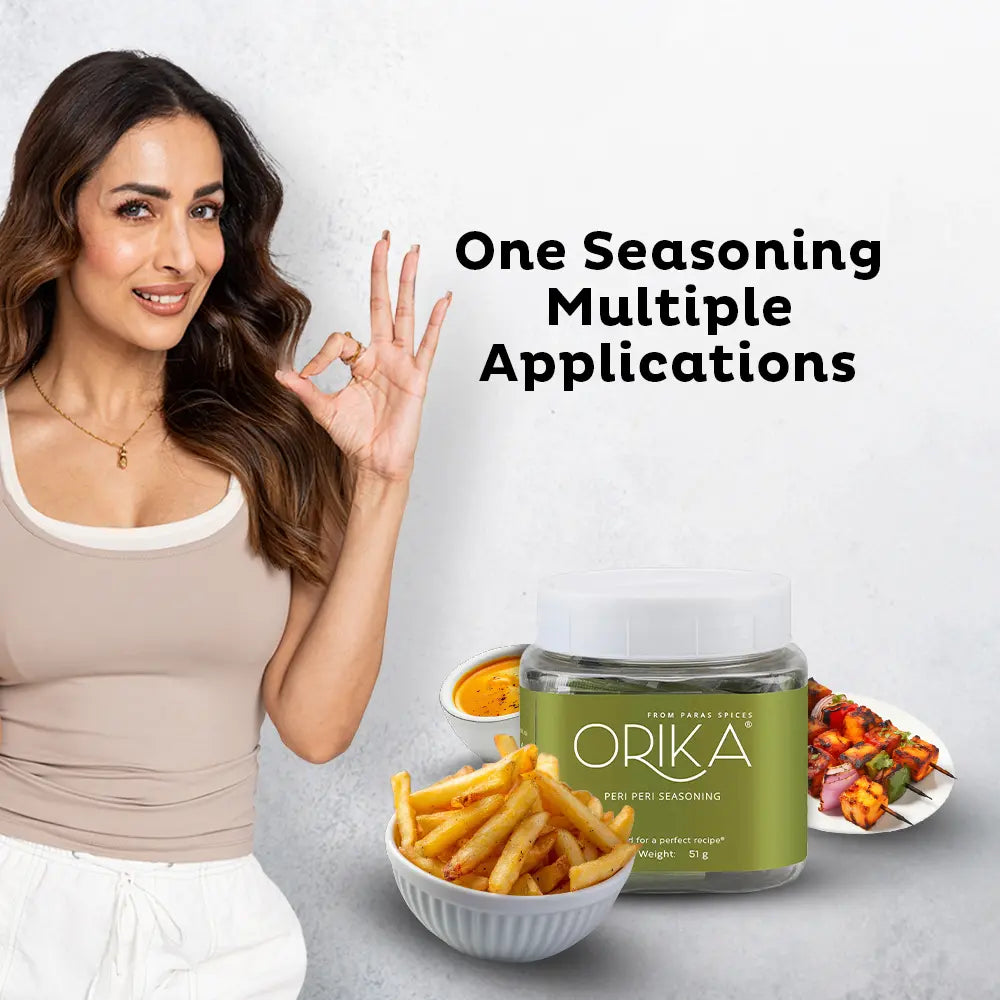 Orika Peri Peri Seasoning Jar | 51g (50 Sachets)