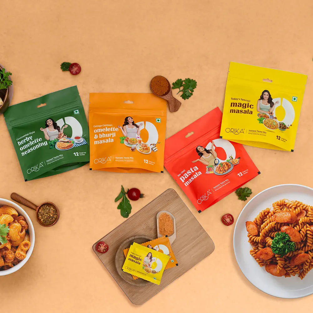 We-Desi Pasta Masala, All in One Masala, 12 single use sachets