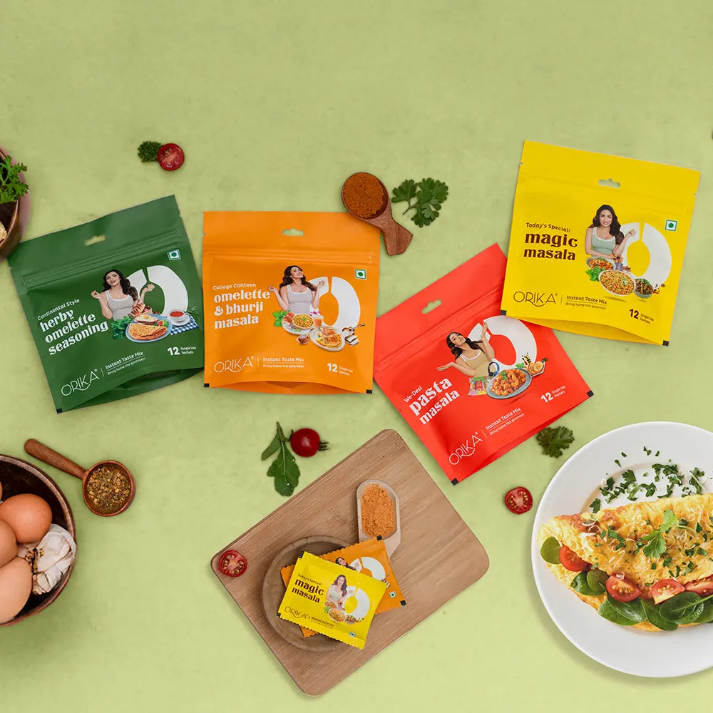 Continental Style Herby Omelette Seasoning | 12 Sachets