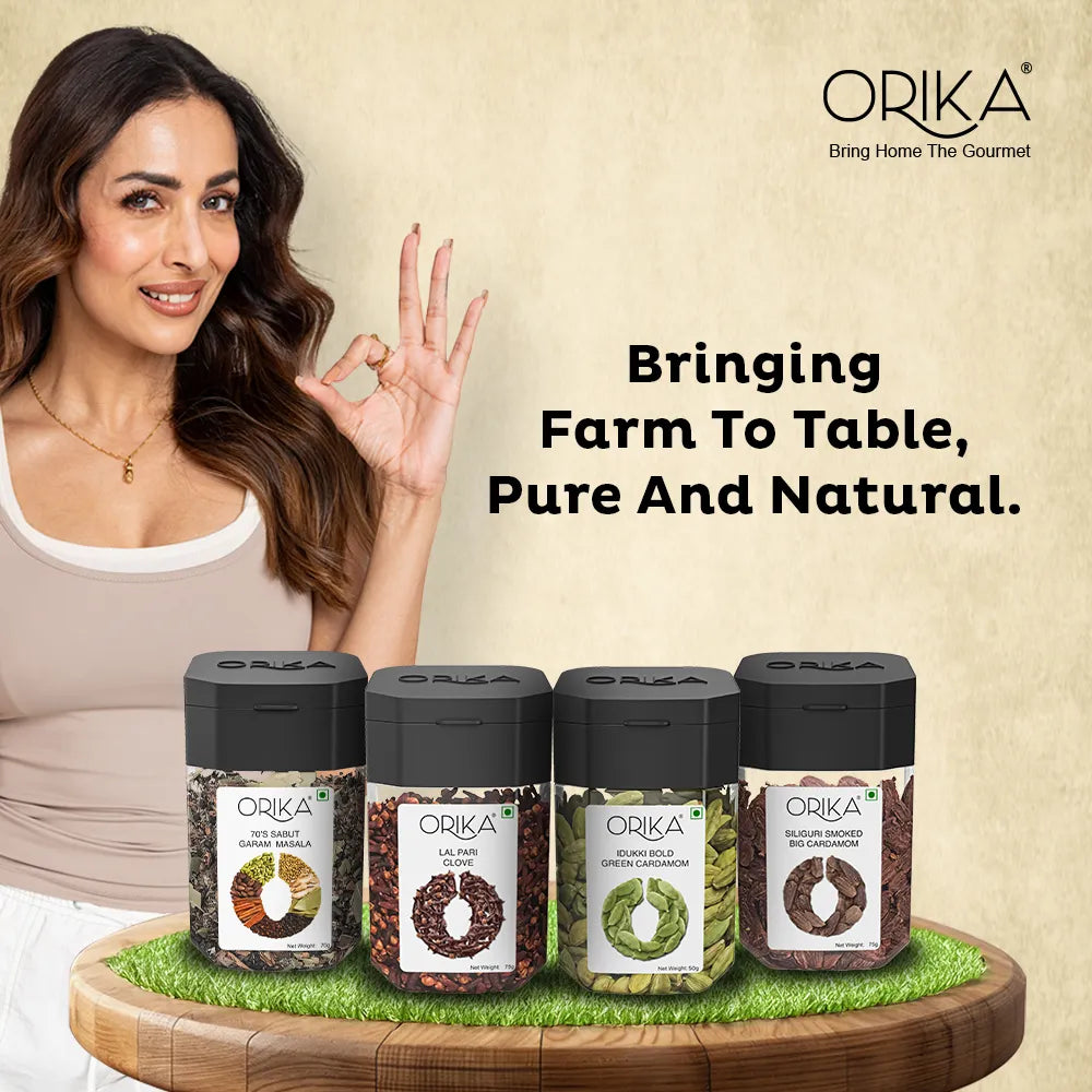 Orika's Idukki Bold Green Cardamom | 50g