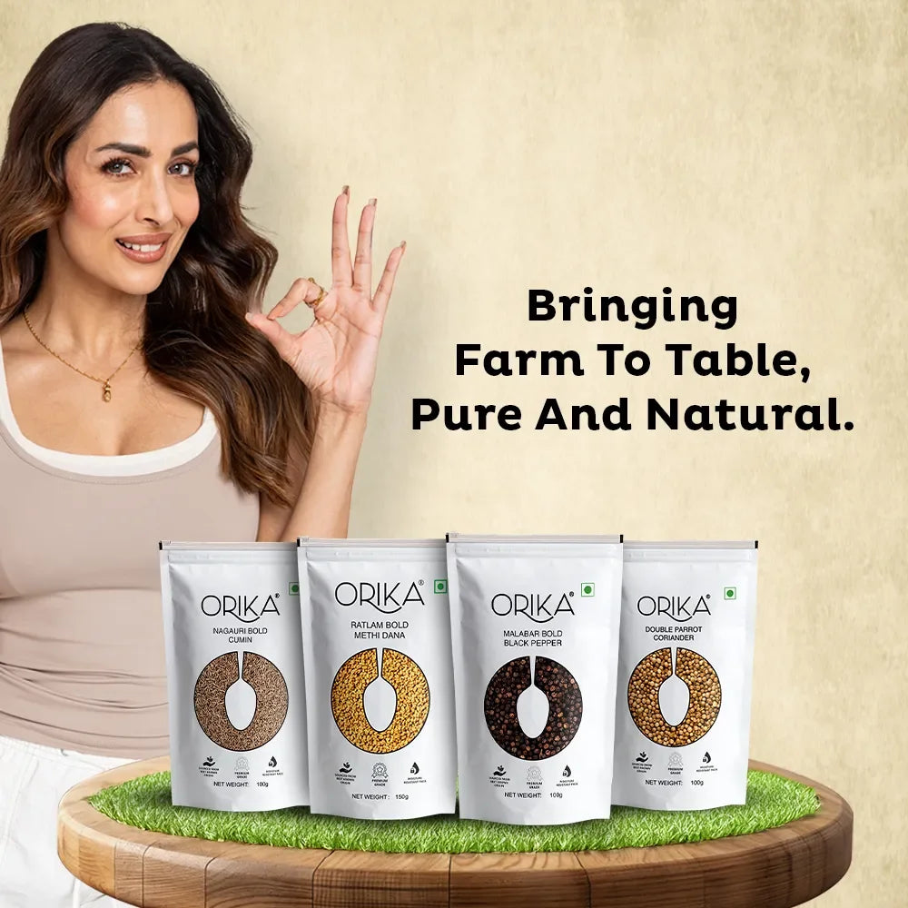 Orika's Malabar Bold Black Pepper | 100g