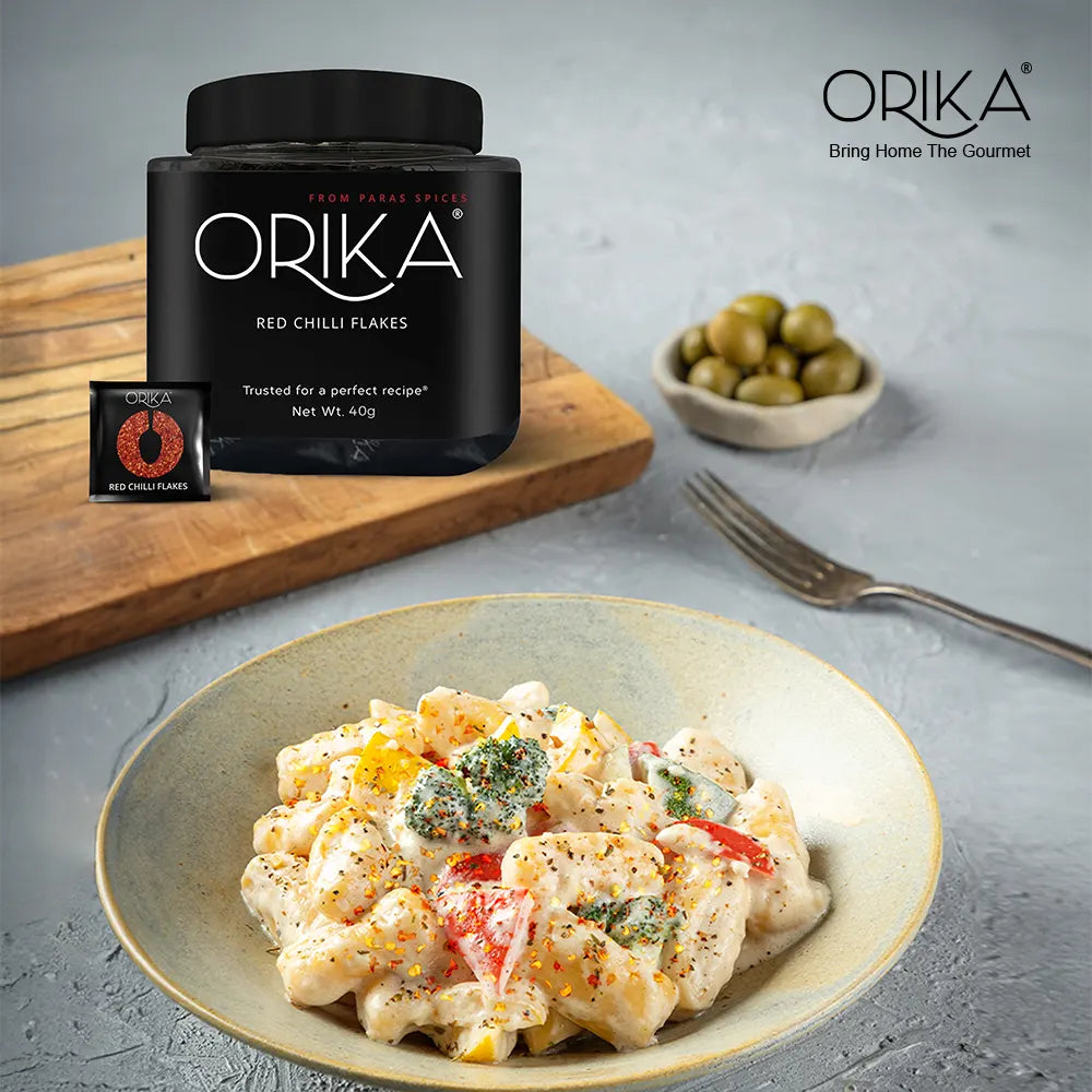 Orika Red Chilli Flakes Jar | 40g (50 Sachets)