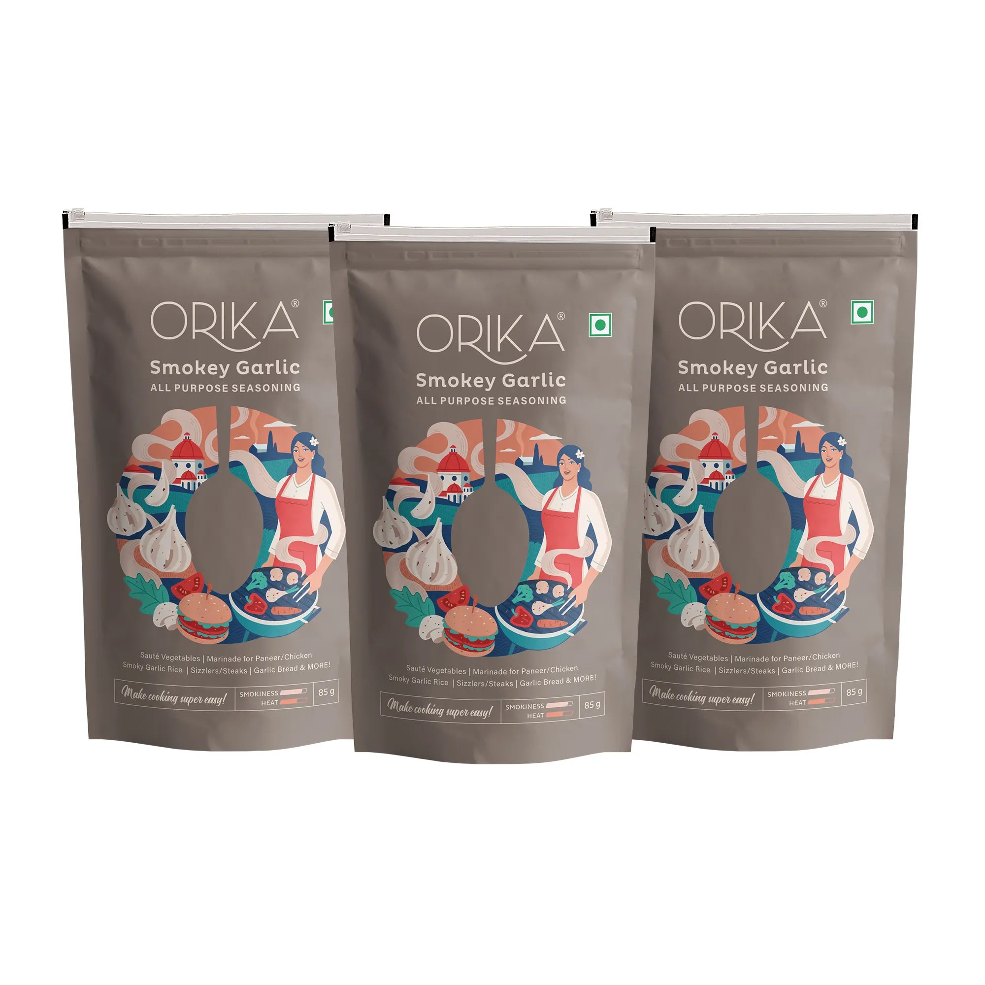 Orika Smokey Garlic All Purpose Seasoning, 85g