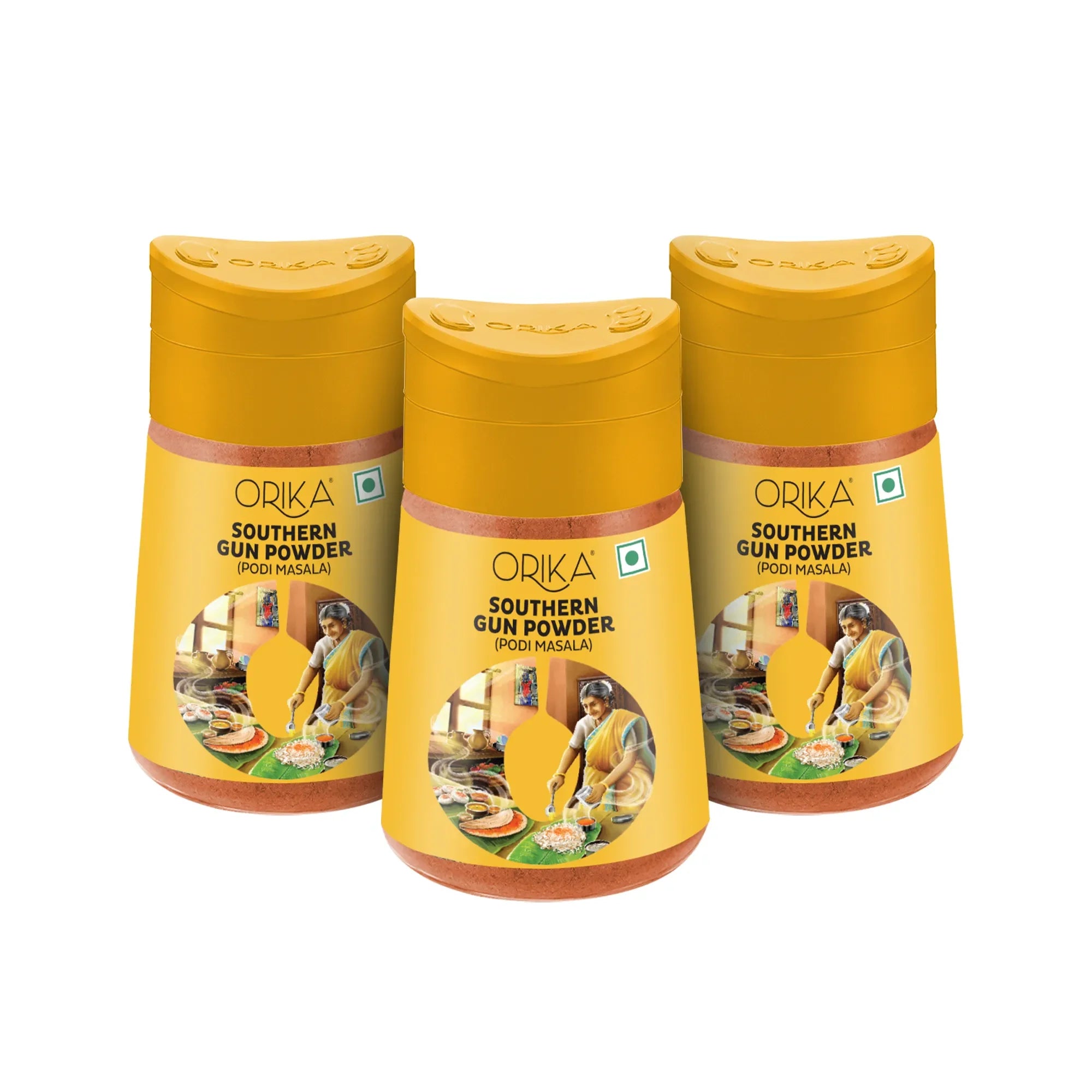 Orika Southern Gun Powder - Authentic South Indian Podi Masala | 70g Sprinkler