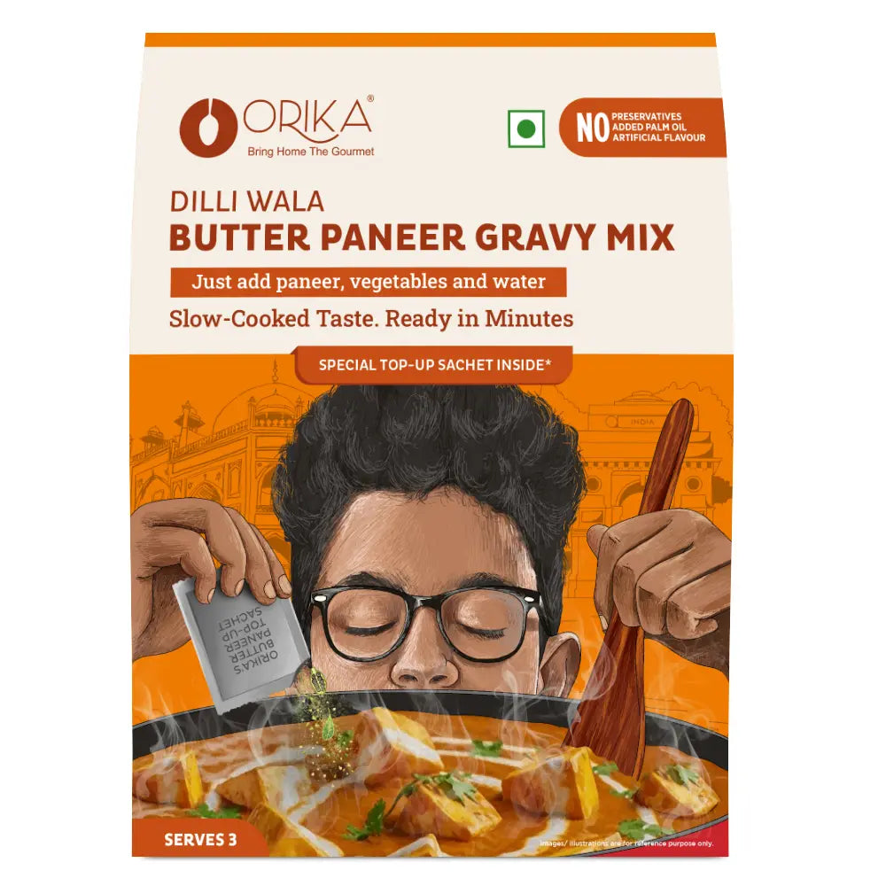 Orika Dilli Wala Butter Paneer Gravy Mix | Authentic Butter Paneer | 51g