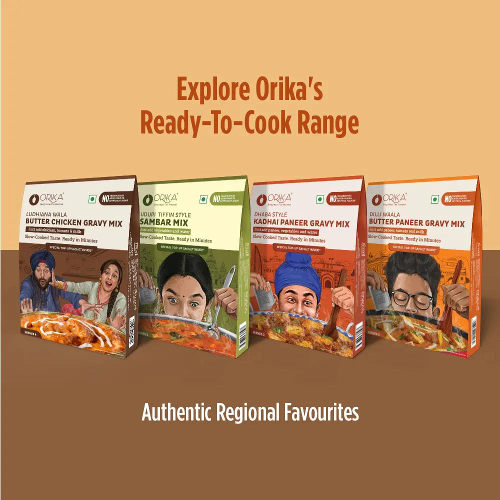 Orika Dilli Wala Butter Paneer Gravy Mix | Authentic Butter Paneer | 51g