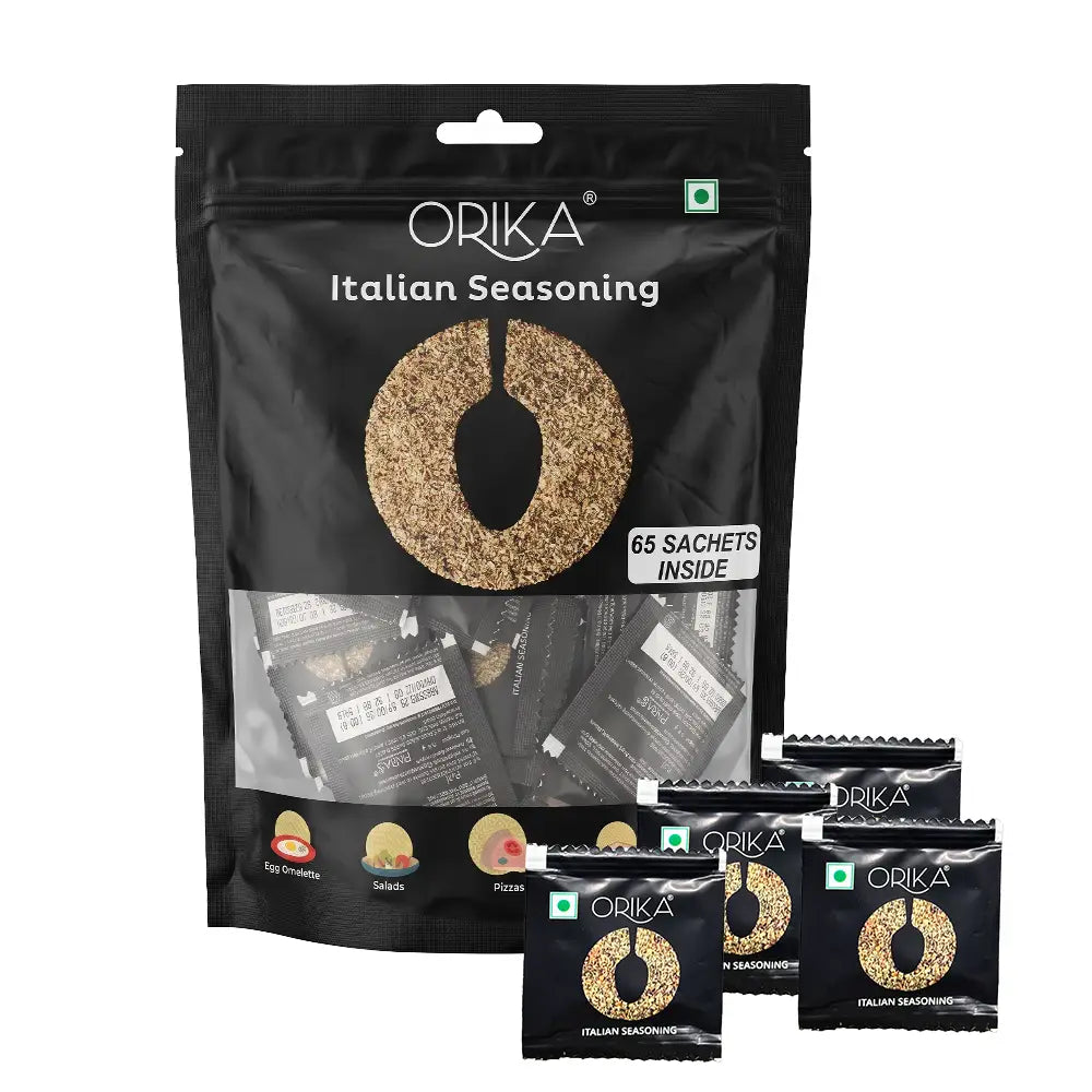 Orika Italian Oregano Pizza Seasoning | 65 Sachets (0.8g each)