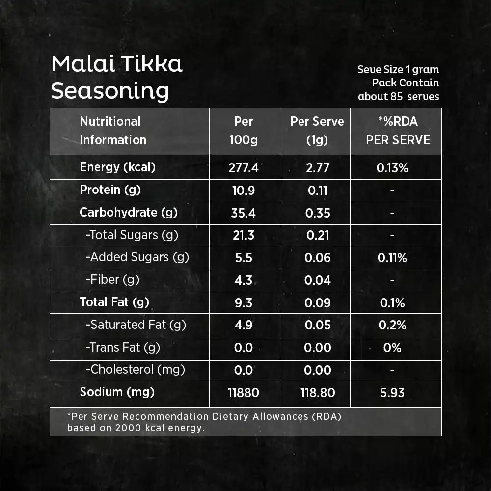 Orika Malai Tikka All Purpose Seasoning | 85g