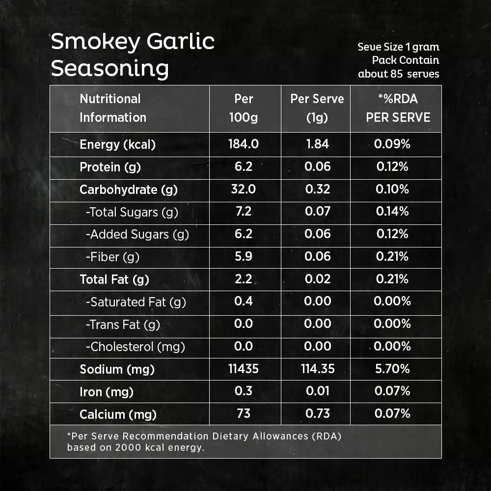 Orika Smokey Garlic All Purpose Seasoning, 85g