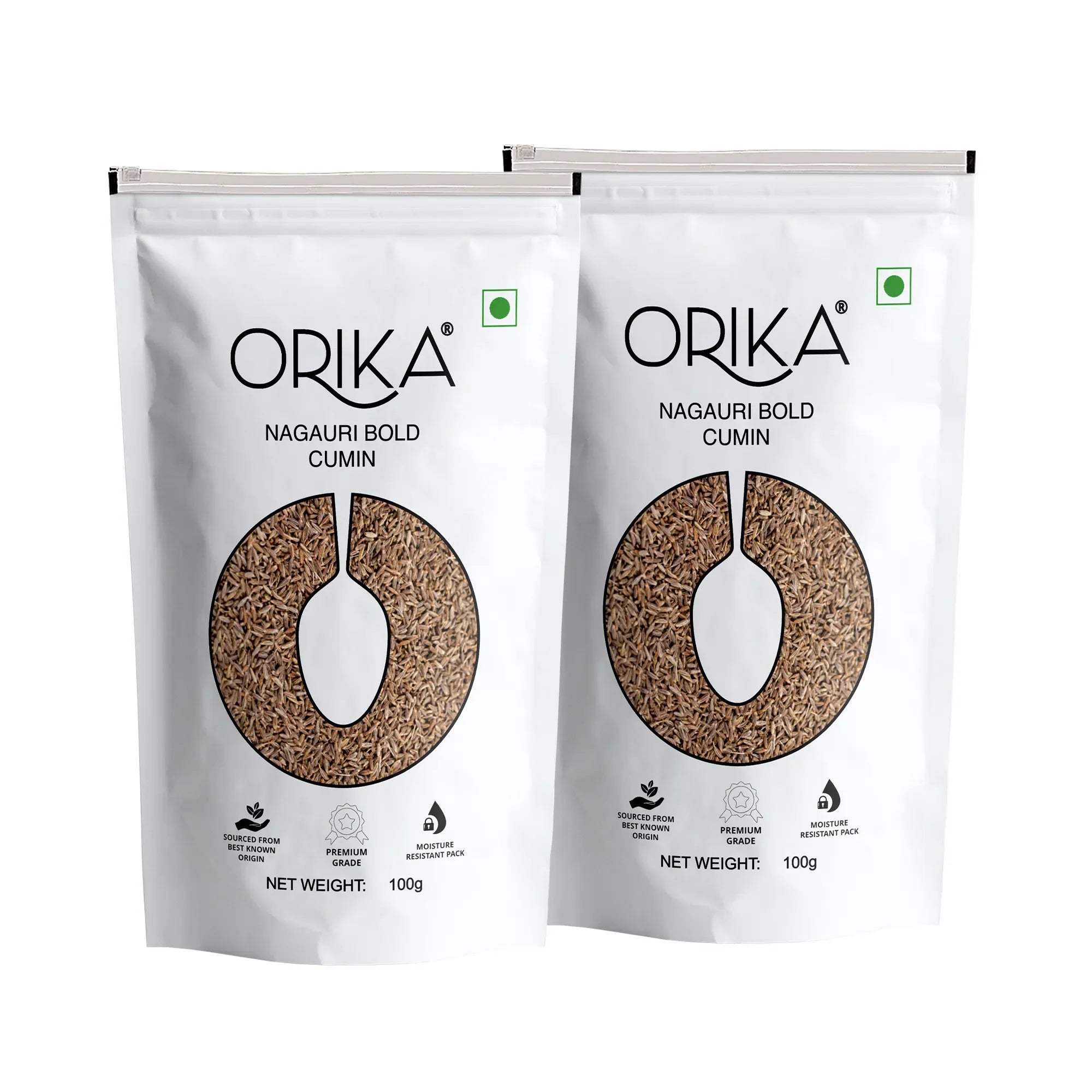 Orika's Nagauri Bold Cumin (Jeera) whole | 100g