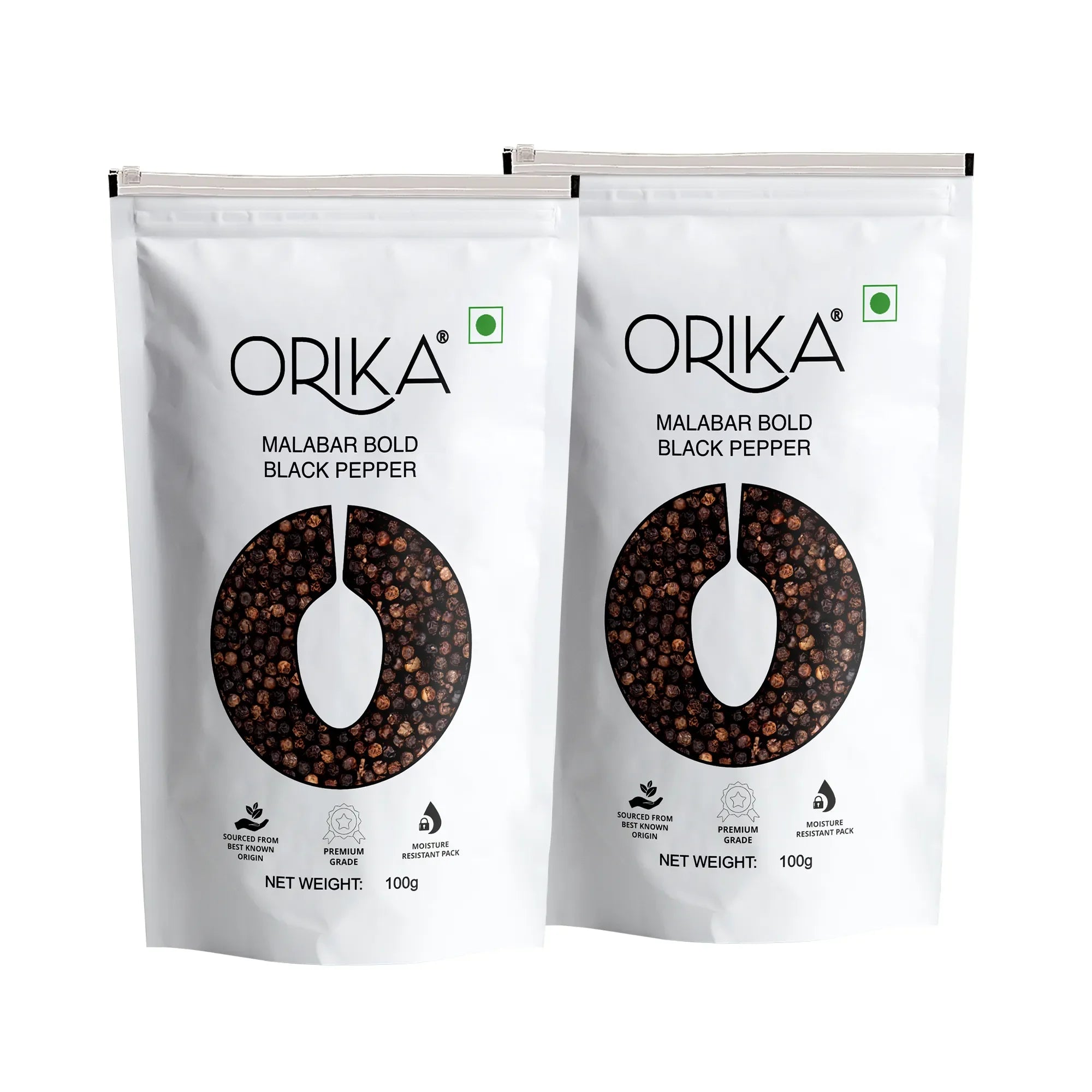 Orika's Malabar Bold Black Pepper | 100g
