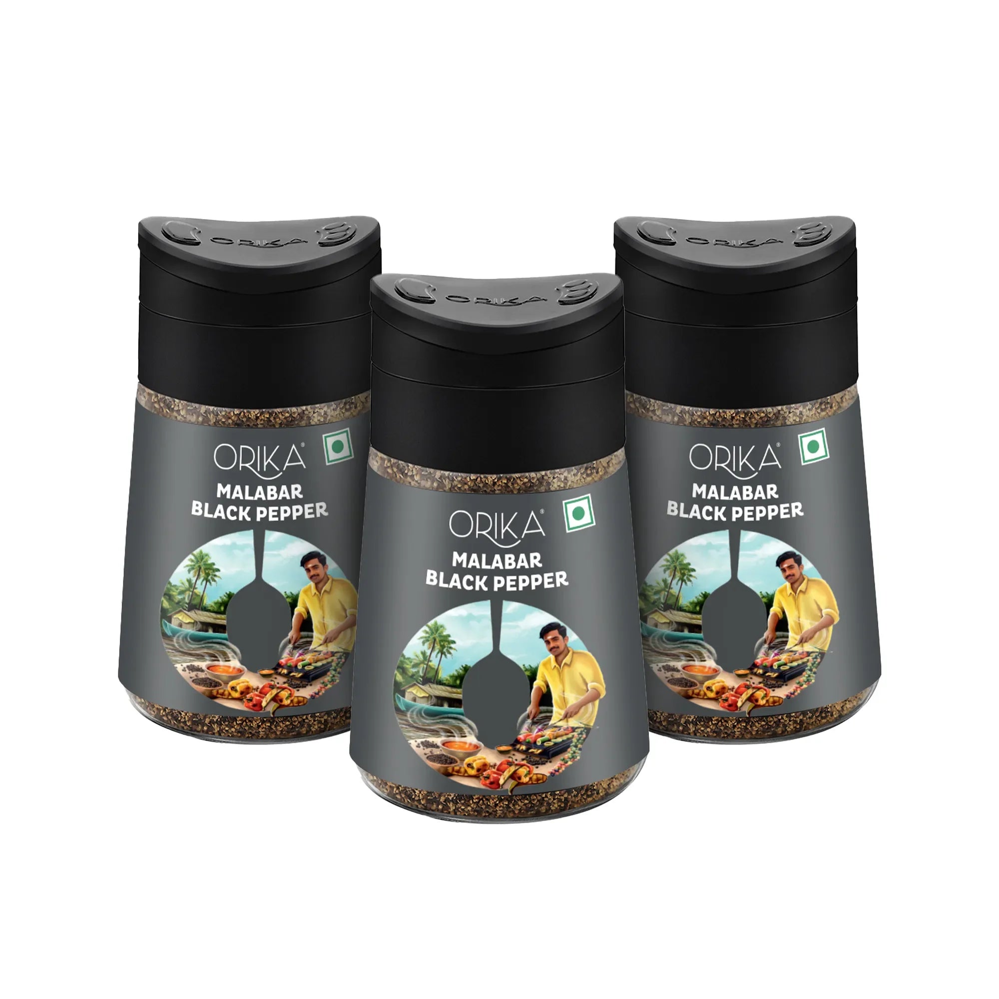 Orika Malabar Black Pepper, 80gm