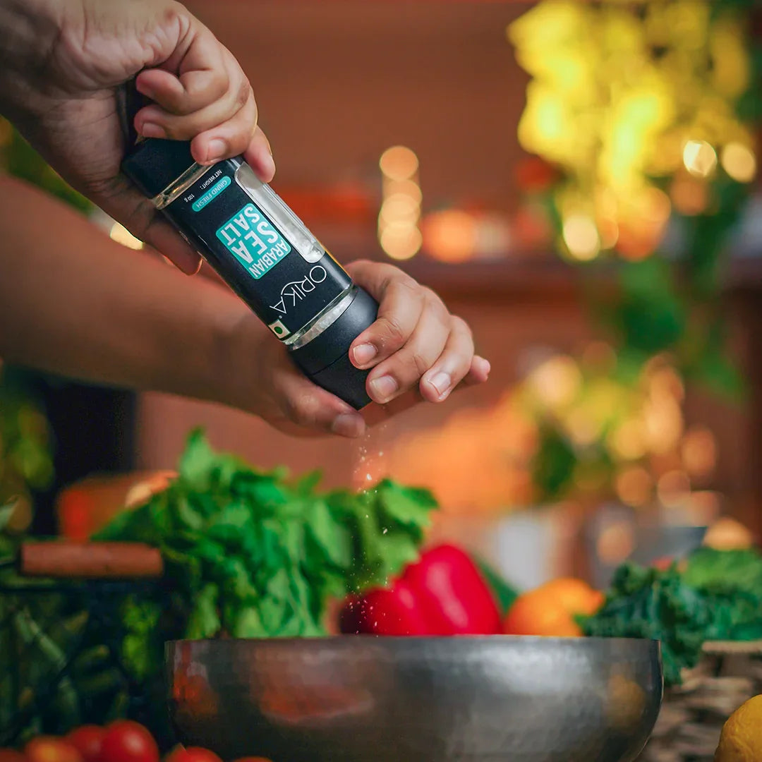 Arabian Sea Salt Grinder 100 gm - Orika Spices India