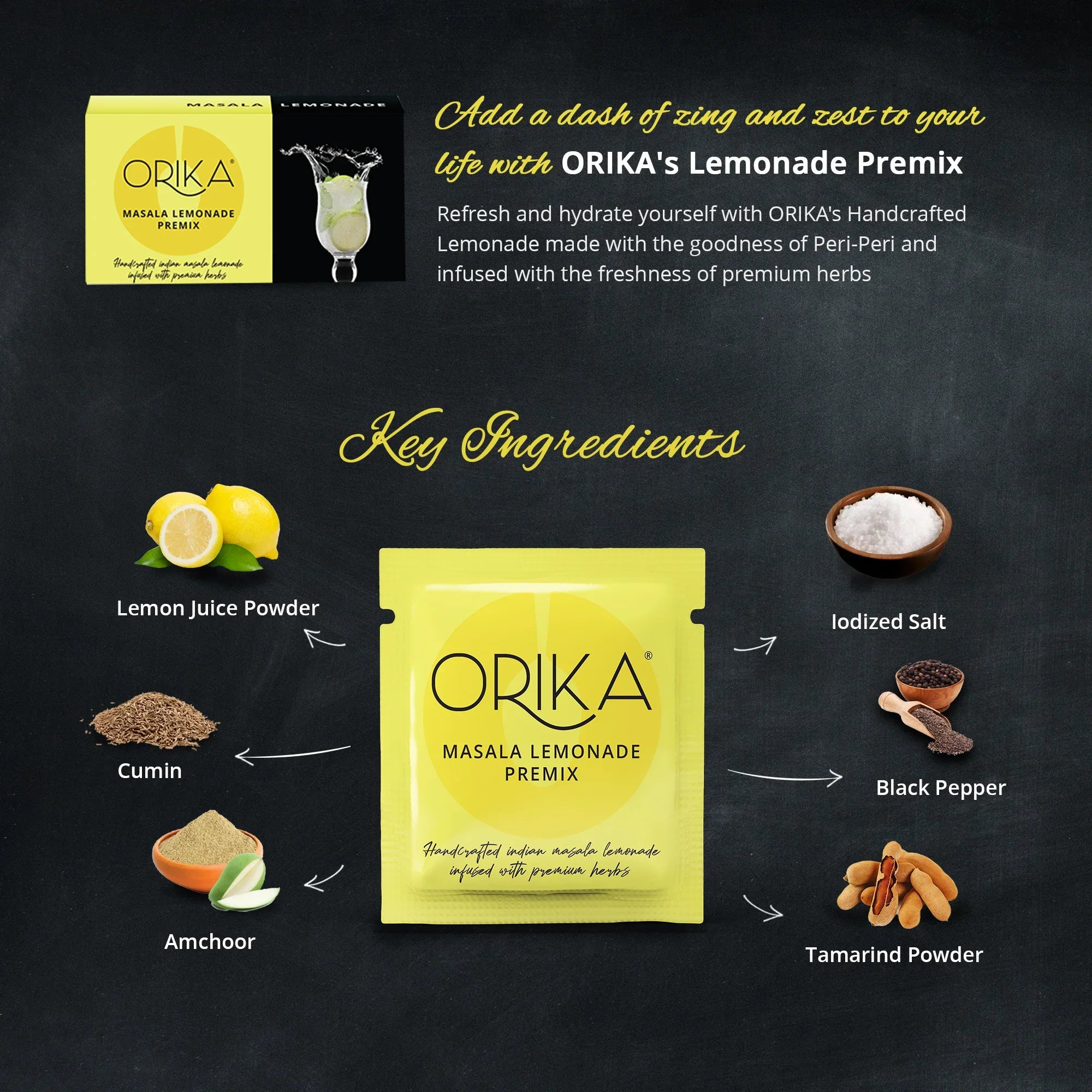 Flavoured Lemonade Combo (Pack of 6 Boxes) - Orika Spices India