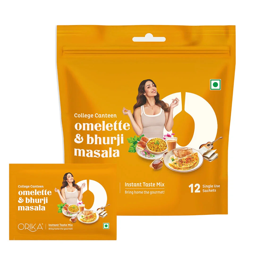 Instant Omelette & Bhurji Masala with Magic Masala Combo - Pack of 3 (12 single use sachets in each Pack) - Orika Spices India