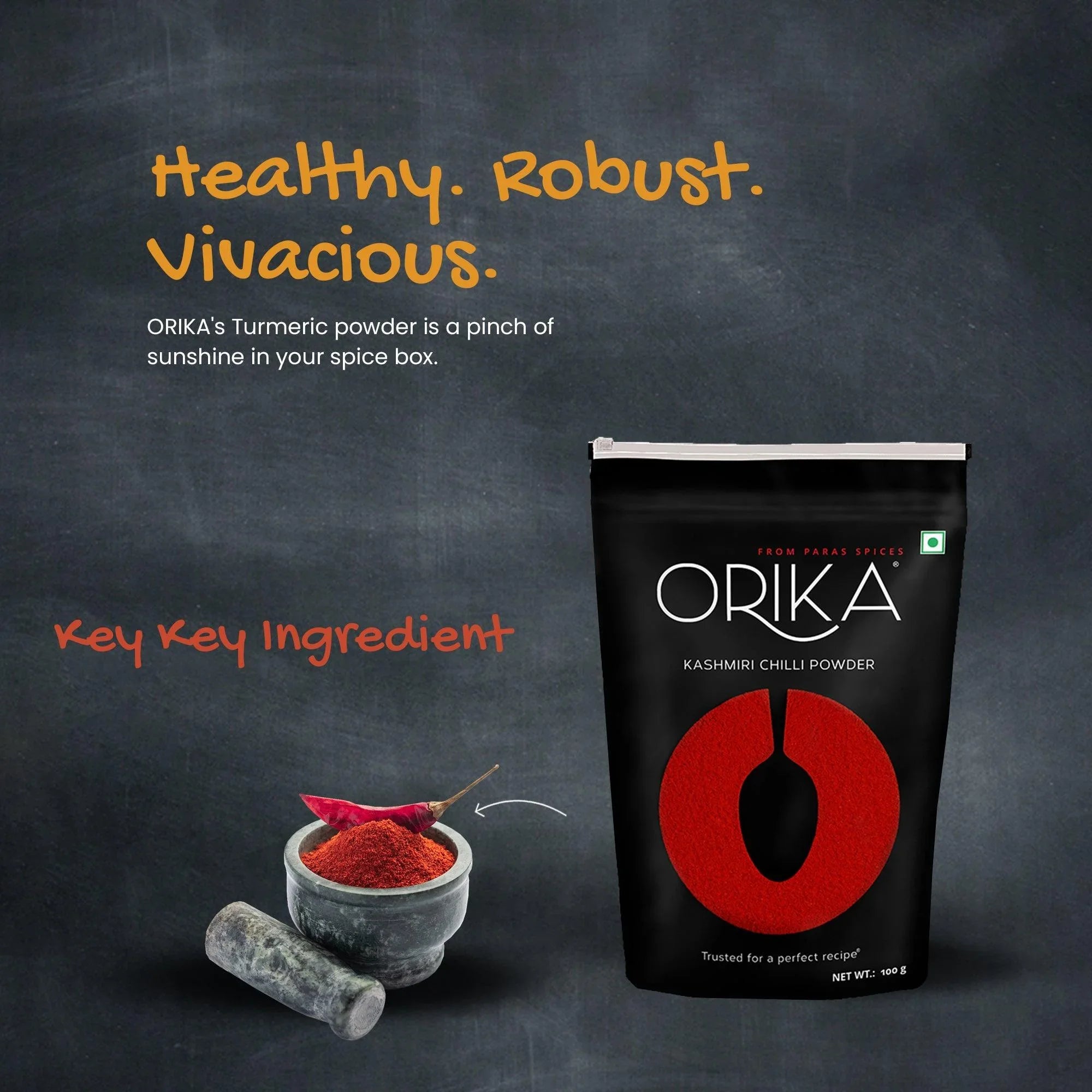 Orika 3-in-1 Kitchen Essential Combo (Pack of 6, 100gms each) - Orika Spices India