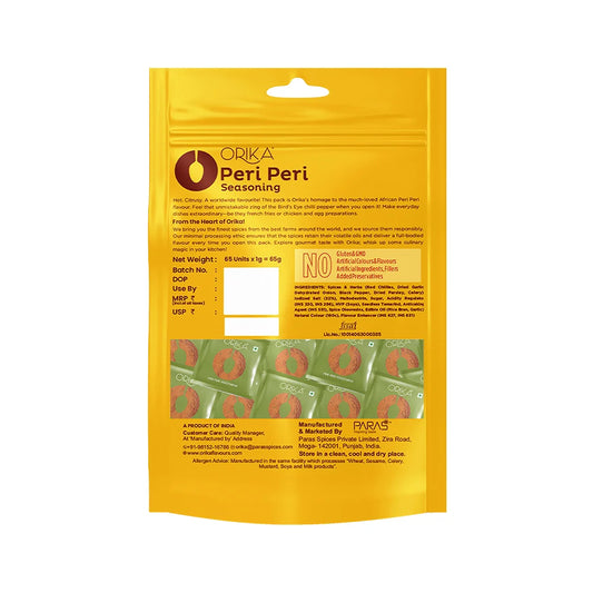 Orika African Peri Peri All Purpose Seasoning, 65 Sachet - Orika Spices India