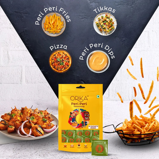 Orika African Peri Peri All Purpose Seasoning, 65 Sachet - Orika Spices India