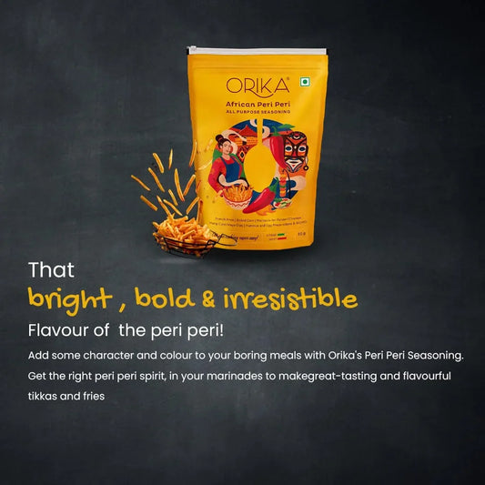 Orika African Peri Peri & Tandoori All Purpose Seasoning Marinade Combo 170 Gm - Orika Spices India